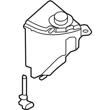BMW 17-13-7-601-948 Radiator Coolant Bottle Expansion Reservoir Tank