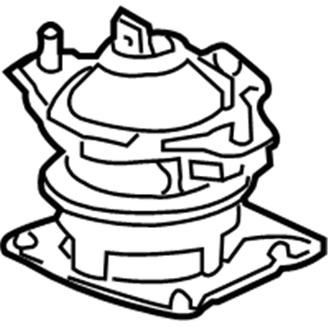 Acura 50830-SJA-E01 Rubber Assembly, Front Engine Mounting