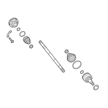 GM 84372867 Axle Assembly