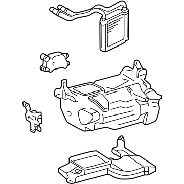 Lexus 87150-60664 Radiator Assy, Heater