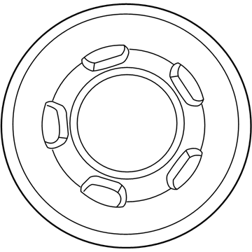 Mopar 52106937AC Wheel Cover