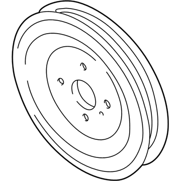 Hyundai 25221-23001 Pulley-Coolant Pump