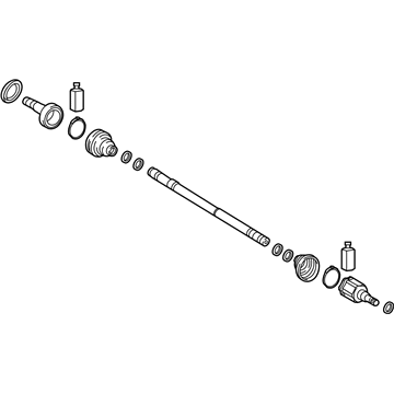 Hyundai 49600-D3000 Shaft Assembly-Drive Rear