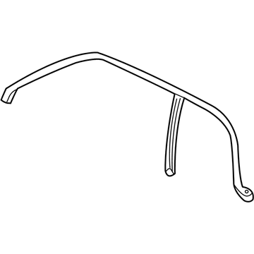 Hyundai 82160-39000 Weatherstrip-Door Opening Upper, RH