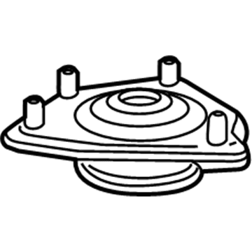 Honda 51670-TBA-A02 Rubber, FR. Shock Absorber Mounting