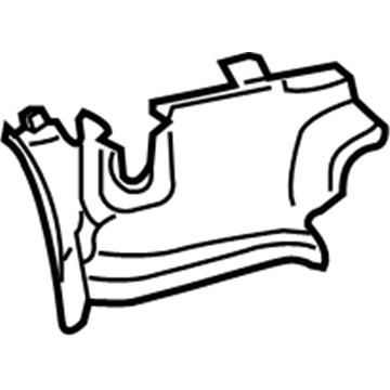 Lexus 51443-50030 Engine Under Cover, Rear Right