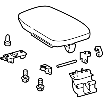 Toyota 58905-02810-C0 Armrest Assembly