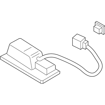 Hyundai 92502-2L500 Lamp Assembly-License Plate, RH