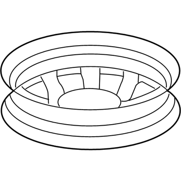 Acura 42700-SJA-J52 Disk, Aluminum Wheel (17X4T) (Asahi)