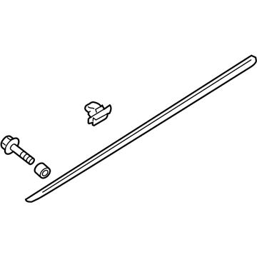 Hyundai 87711-4R000 Moulding Assembly-Waist Line Front Door, LH