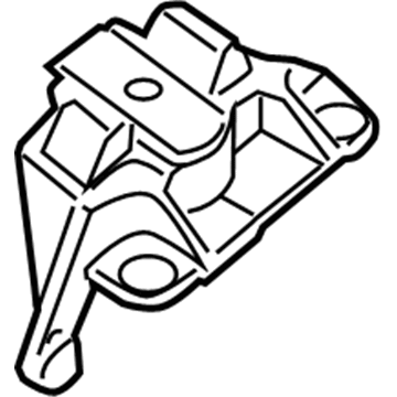 Nissan 11220-JA11A Engine Mounting Insulator Assembly, Front Left