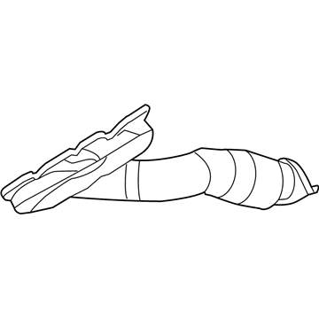 BMW 18-40-7-966-272 Exchange. Exhaust Manifold With Catalyst