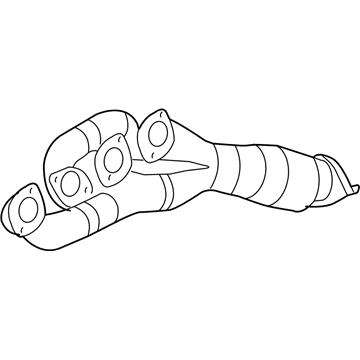 BMW 18-40-7-966-271 Exchange. Exhaust Manifold With Catalyst