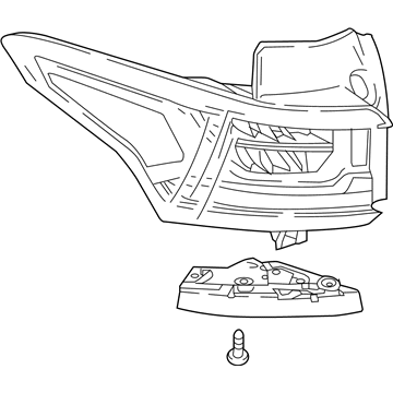 GM 84618032 Tail Lamp