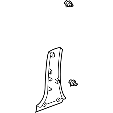 Toyota 62413-AC030-B0 Center Pillar Trim