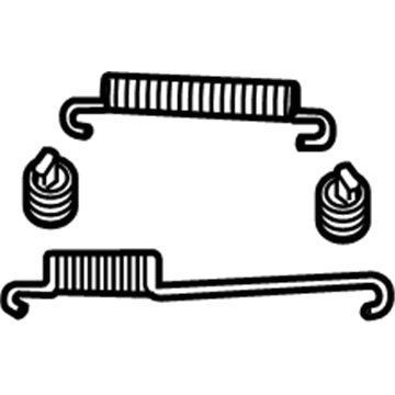 Mopar 5019735AA Spring-Brake Shoe Hold Down