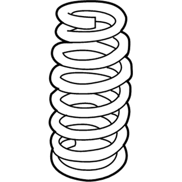 Hyundai 55350-E6804 Spring-Rear