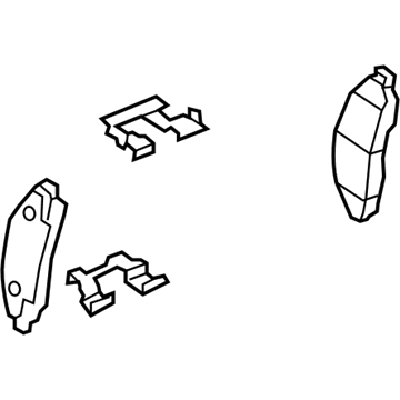 GM 19260481 Pad Kit, Front Disc Brake