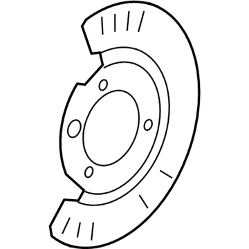 GM 25862794 Shield, Front Brake