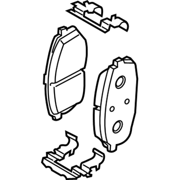 Hyundai 58101-J3A10 Front Disc Brake Pad Kit