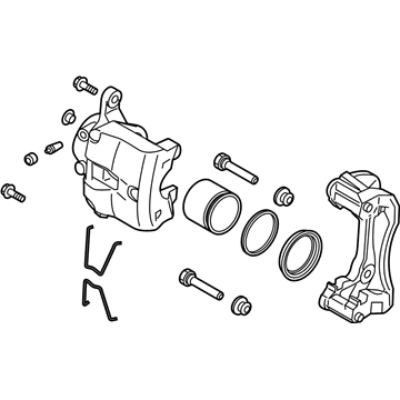 Kia 58190B2A30 Caliper Kit-Front Brake