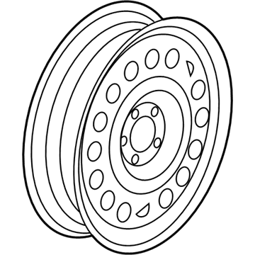 Ford CJ5Z-1015-B Wheel, Spare