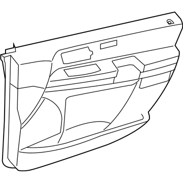 Mopar 1UX70BD1AA Panel-Front Door Trim