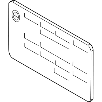 BMW 71-23-9-178-687 Label "Key Memory"