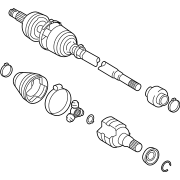 Toyota 43410-52351 Axle Assembly