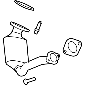 GM 19420121 CONVERTER ASM, 3WAY CTLTC(W/EXH RR MANIF PIPE) "KIT"