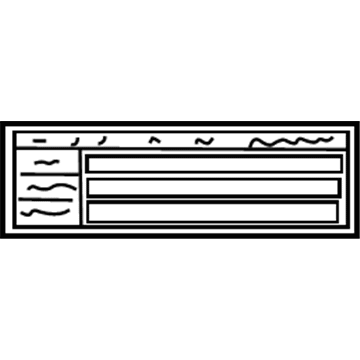 Lexus 16793-46010 Label, Cooling Fan Caution