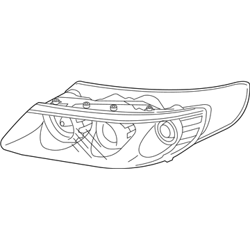 Hyundai 92185-3L000 Strip-Headlamp, LH