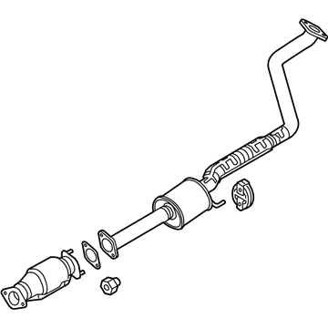 Kia 28600A7300 Center Muffler Complete