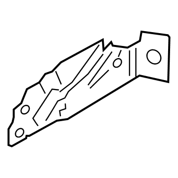 BMW 51-48-7-394-797 HEAT INSULATION ENGINE MOUNT