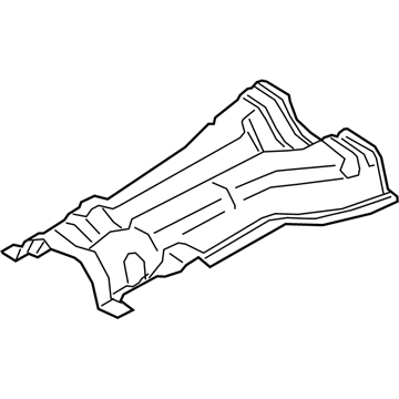 BMW 51-48-7-396-711 FUEL TANK HEAT INSULATION