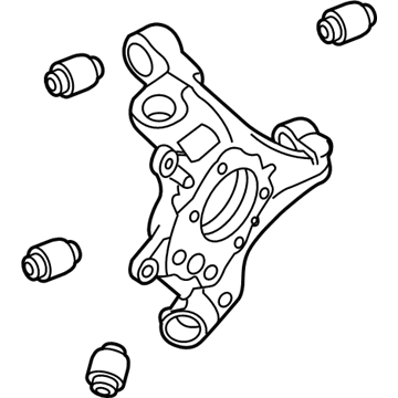 Infiniti 43018-5CA0A Housing Assy-Rear Axle, RH