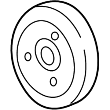 GM 10112371 Pulley, Crankshaft