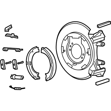 Mopar 52089418AC Plate-Parking Brake