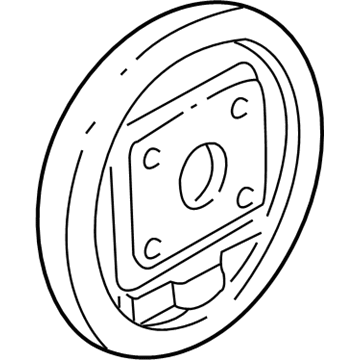 GM 88967083 Plate Asm, Rear Brake Backing (RH)