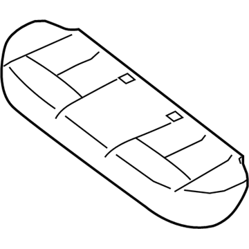 Nissan 88320-3TD2A Trim Cushion Rear