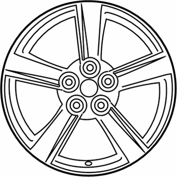Nissan D0300-1EA4B Aluminum Wheel