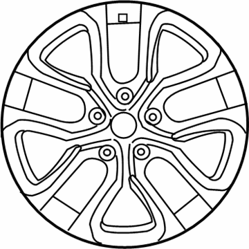 Nissan D0CMM-6GA9A Aluminum Wheel