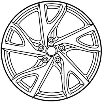 Nissan D0C00-6GG3A Wheel-Aluminum