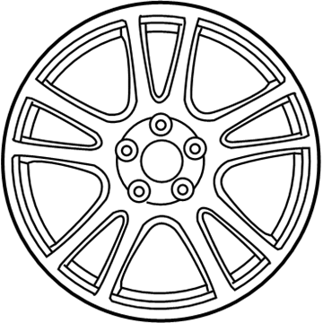 Infiniti 40300-JK00B Spare Tire Components (Spare wheel)