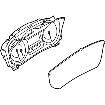 Ford DB5Z-10849-JA Cluster Assembly