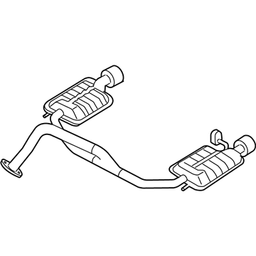 Hyundai 28700-2C252 Tail With Muffler Pipe