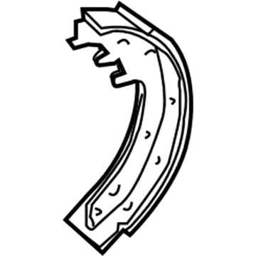 Toyota 46550-06020 Park Brake Shoes