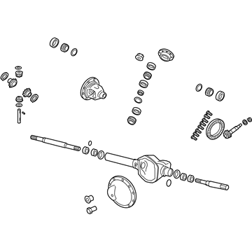 Mopar 52070462AJ Axle-Service Front