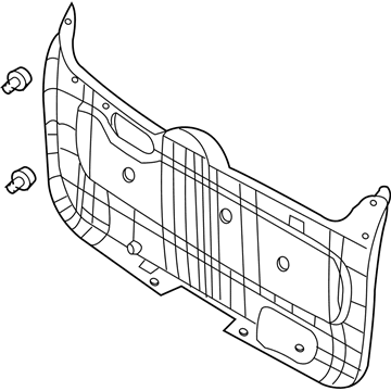 Kia 817504D000CS Panel Assembly-Tail Gate