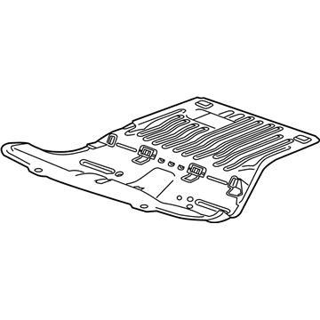 GM 84137602 Center Floor Pan